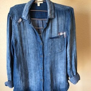 Cloth & stone long sleeve button up